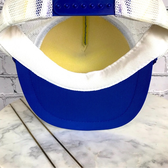 NASA Kennedy Space Center Space Shuttle Rocket 80’s Vintage Snapback Trucker Hat - Picture 6 of 9